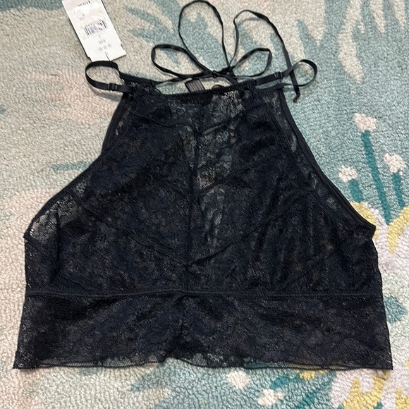 Kiki De Montparnasse Black Lace Halter Bralette - Picture 5 of 6